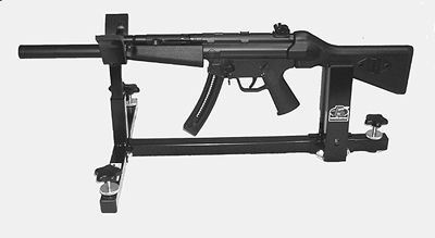 GSG-5 Rifle on P3 Ultimate Gun Vise