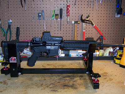Boresighting AR15 Rifle with P3 Ultimate Gun Vise