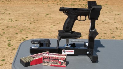 TriStar Sporting Arms P-120 Pistol from P3 Compact Shooting Rest