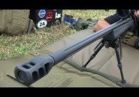 .338 Lapua Savage Rifle with P3 Ultimate Monopod