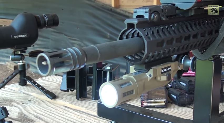 Weapon Light Test from P3 Ultimate Shooting Rest