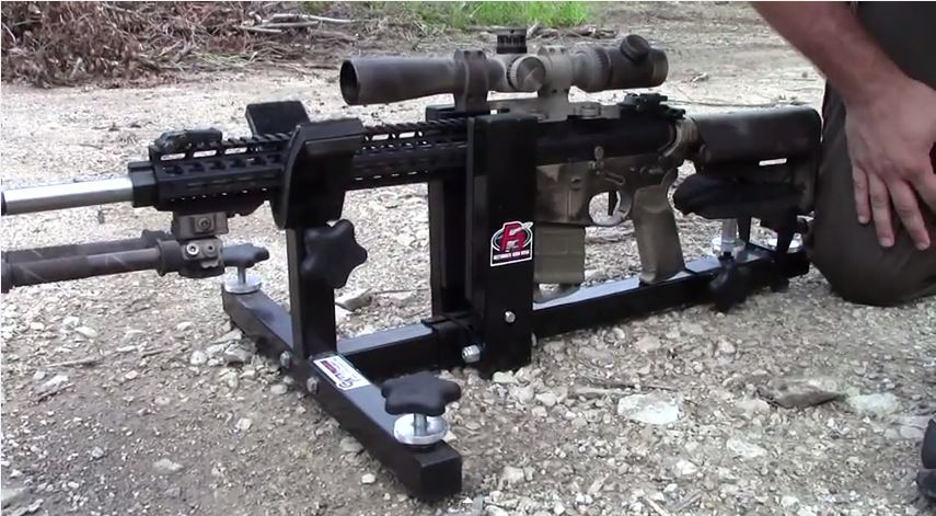 P3 Ultimate Gun Vise with Rest Attachment
