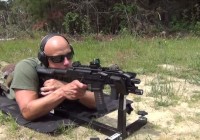 CZ Scorpion EVO 3 S1 from P3 Ultimate Shooting Rest