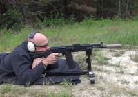 Suppressed AK from P3 Ultimate Shooting Rest