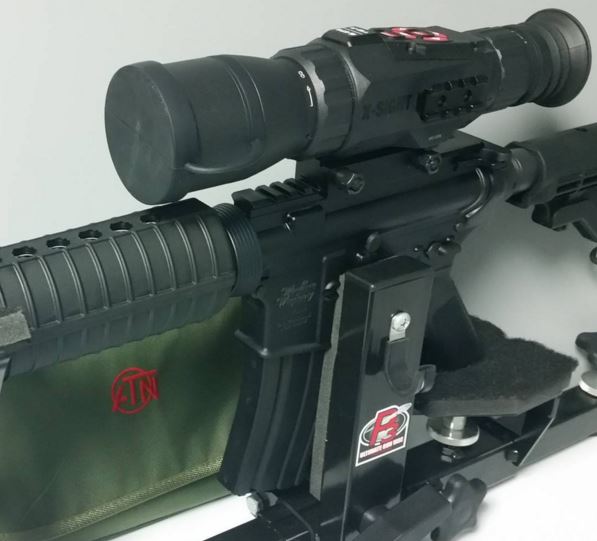Windham AR-15 with X-Sight in P3 Ultimate Gun Vise