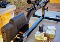 Remington SPS with Magpul Hunter 700 Stock from P3 Shooting Rest