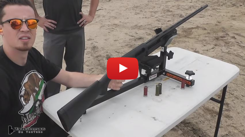 Custom G10 Shotgun Slugs Tested from P3 Ultimate Shooting Rest