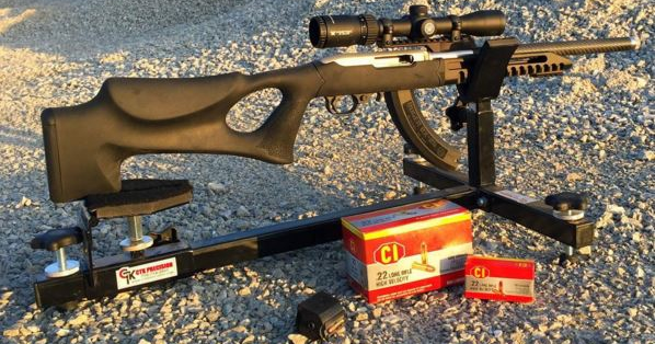 Volquartsen 10-22 Takedown from P3 Ultimate Shooting Rest