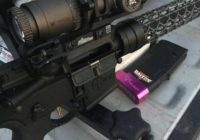 AR-15 Rifle with P3 Ultimate Shooting Rest