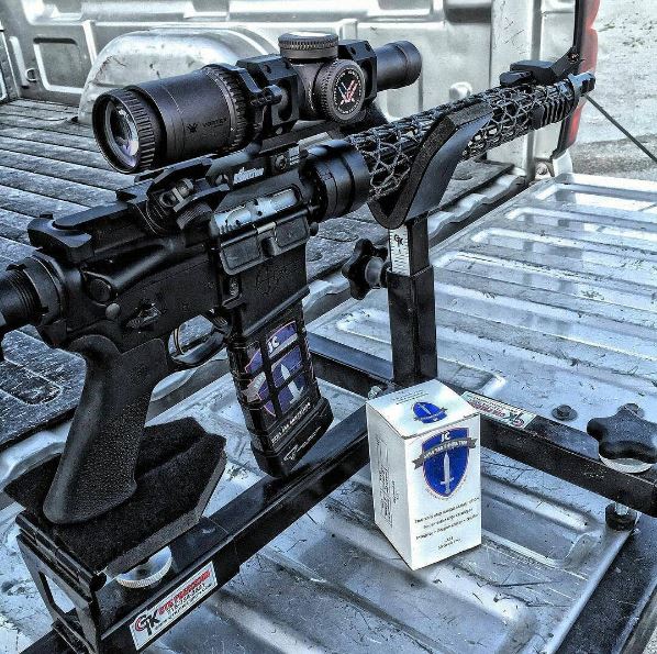 AR-15 in P3 Ultimate Shooting Rest