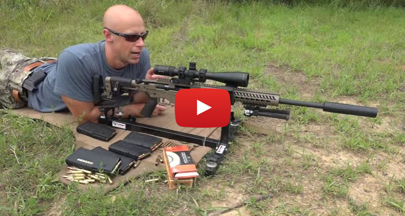 Ruger Precision Rifle from P3 Ultimate Shooting Rest