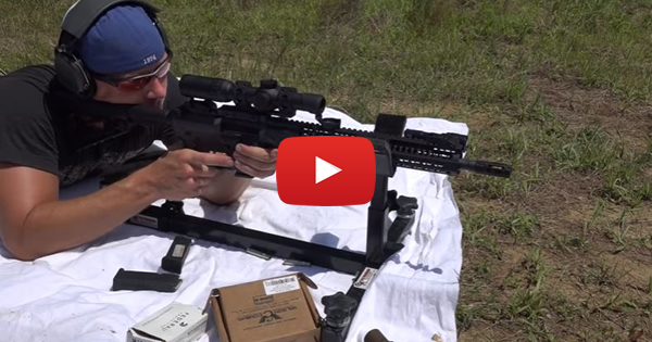 Wilson Combat AR9 Carbine from P3 Ultimate Shooting Rest