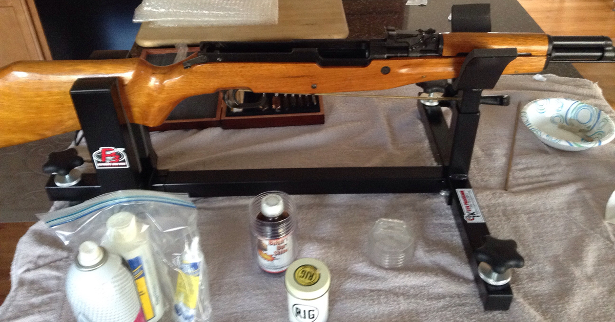 SKS Rifle on P3 Ultimate Gun Vise