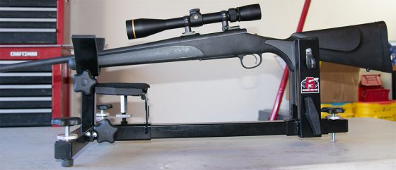P3 Ultimate Gun Vise with Remington 700