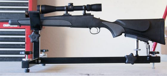 P3 Ultimate Gun Vise with Remington 700