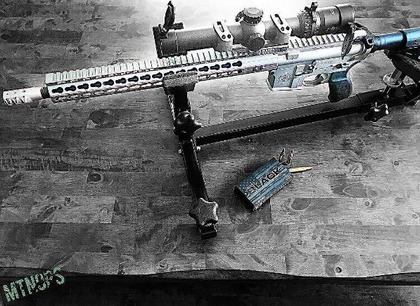 AR-15 Rifle in P3 Ultimate Shooting Rest