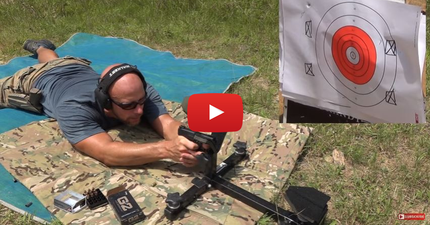 Walther PPS M2 Accuracy Test from P3 Ultimate Shooting Rest