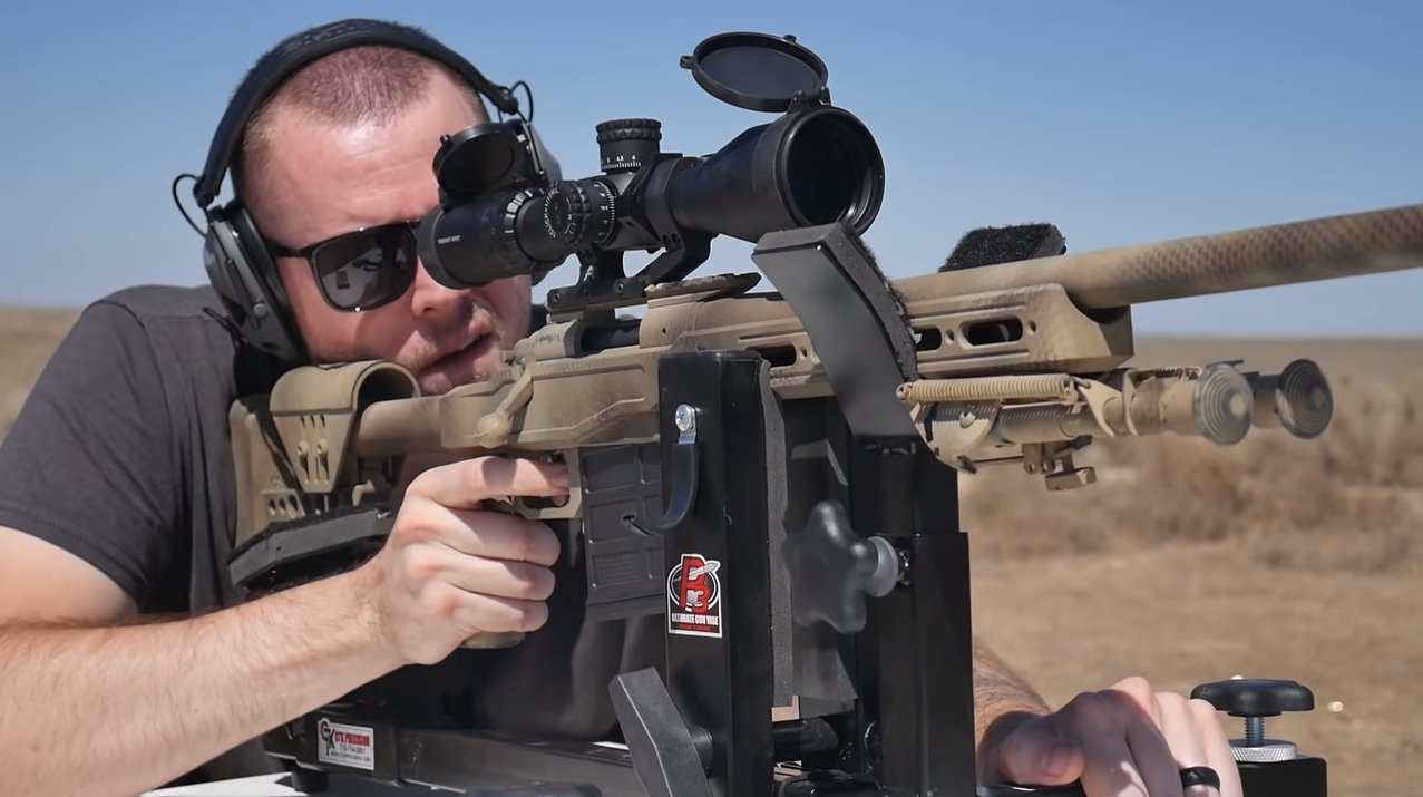 Primary Arms 3-18x50 FFP ACSS HUD DMR Rifle Scope Testing from Shooting Rest